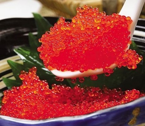 Gaishi OEM/ODM Wholesale Canned  Ball Ikan Sushi  topping Capelin Masago Ebiko Tobikko Caviar Tobiko Flying Fish Eggs Roe