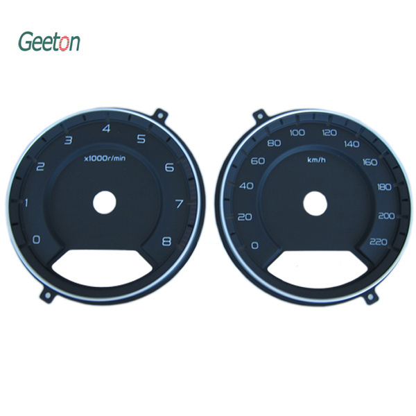 High quality Speedometer Dials Suppliers and Manufacturers of Screen Printing Electric Car Dashboard