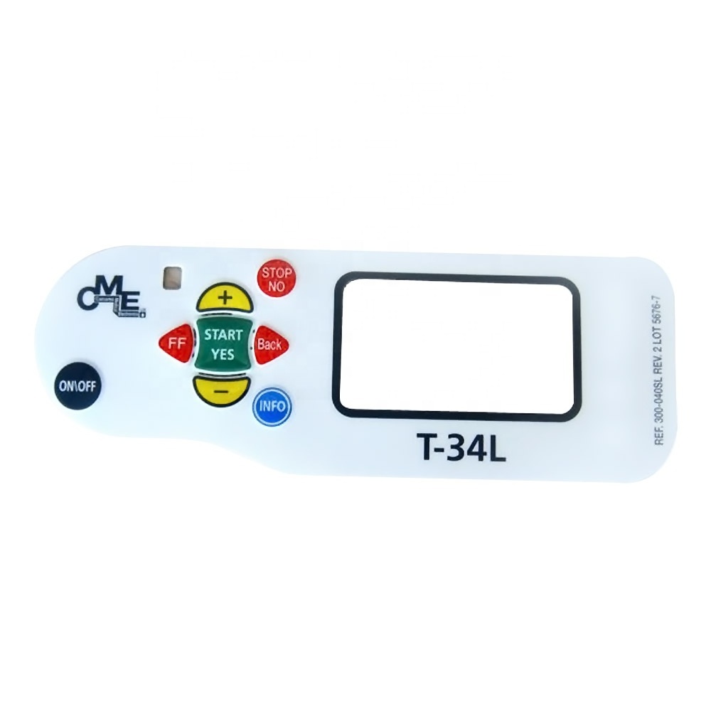 High Quality Wholesale Silk Screen Printing Custom Plastic Touch Membrane Switch PVC Front Panel