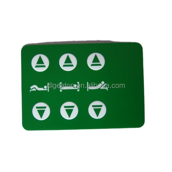 Custom silk screen printing Waterproof 16 Push Buttons Membrane Keypad Switch