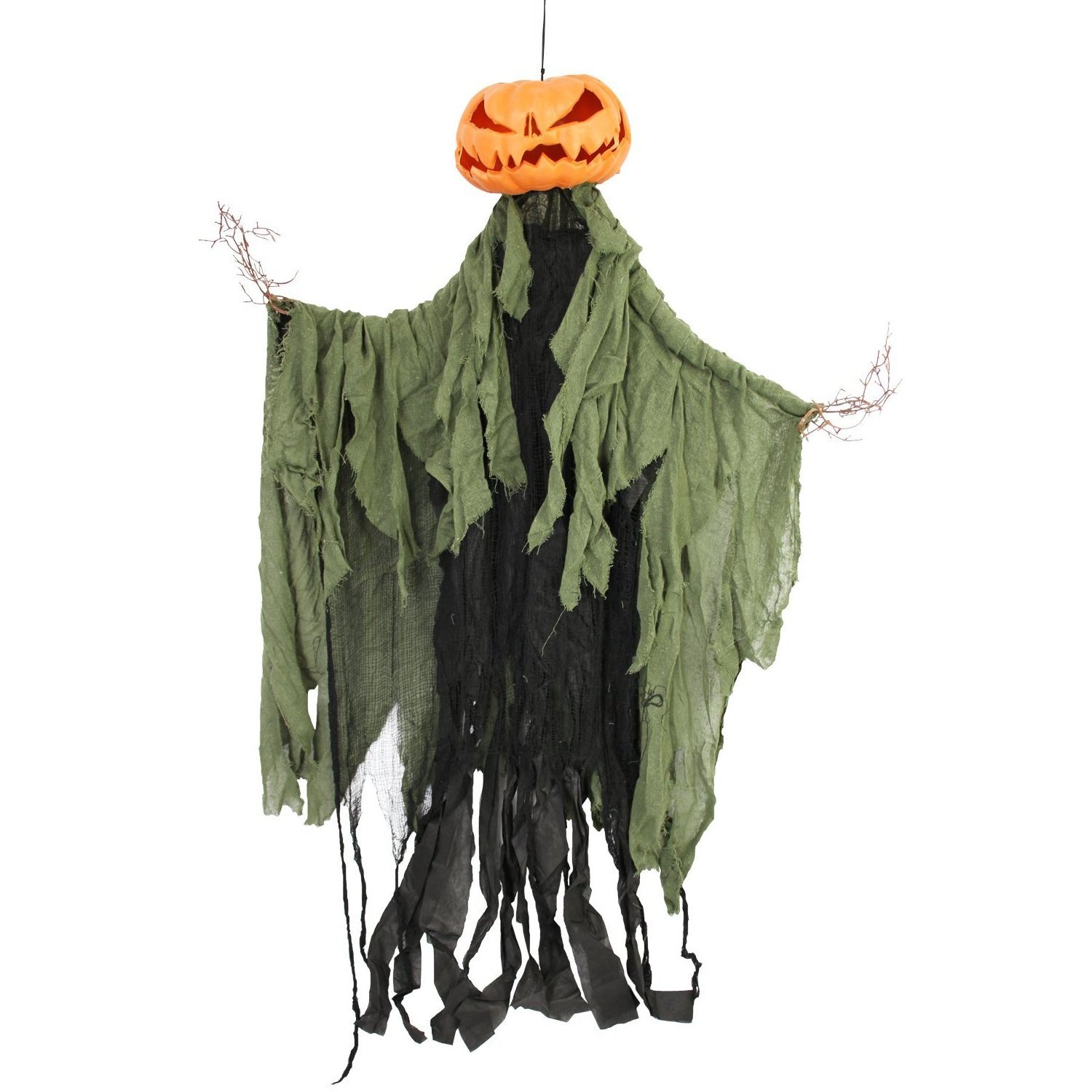 Hot Selling Pvc Orange Party Event Halloween Pumpkin Ghost Costume Outdoor Yard Decoration