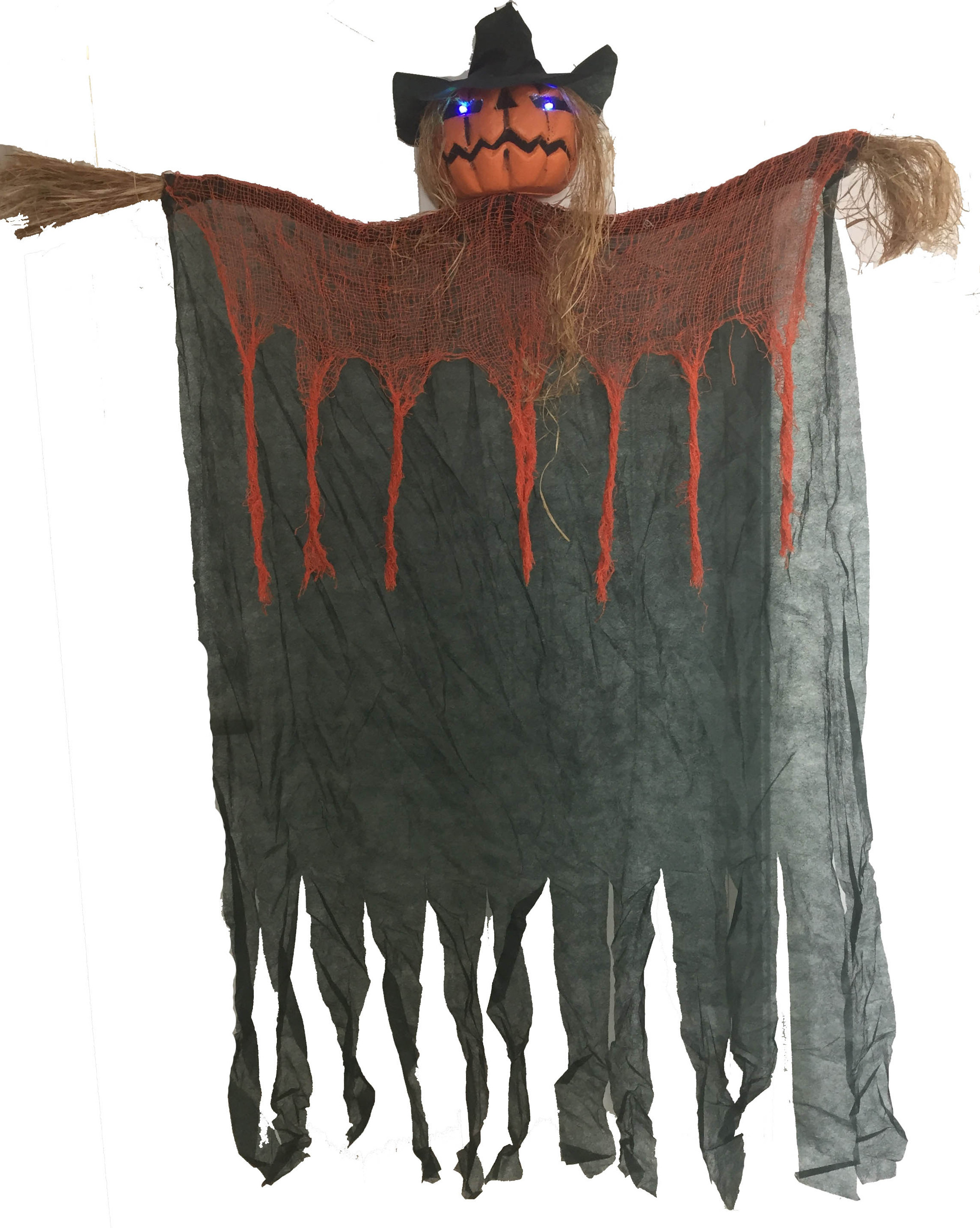 Hot Selling Pvc Orange Party Event Halloween Pumpkin Ghost Costume Outdoor Yard Decoration