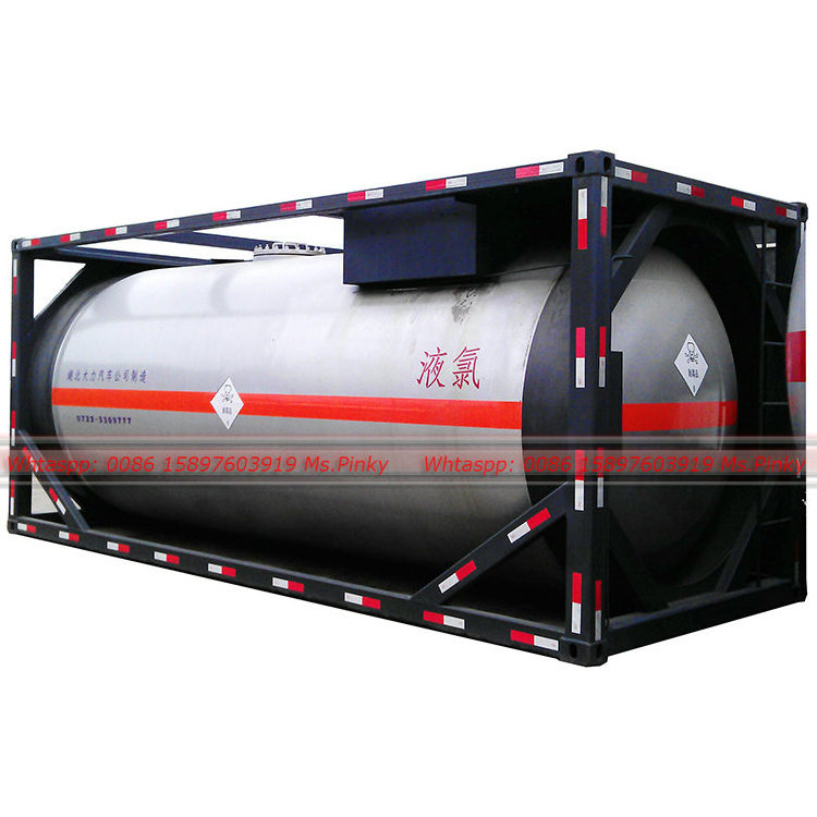 ASME ADR CCS ISO LPG Transportation Tank Container 20Feet T50 Skeleton Potable Container  Whastapp +8615897603919