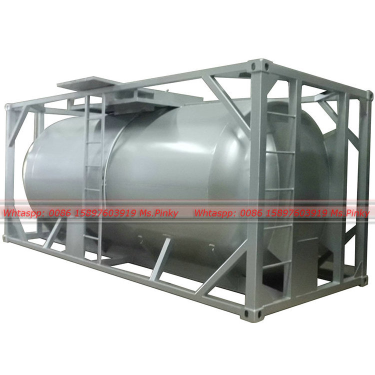 ASME ADR CCS ISO LPG Transportation Tank Container 20Feet T50 Skeleton Potable Container  Whastapp +8615897603919