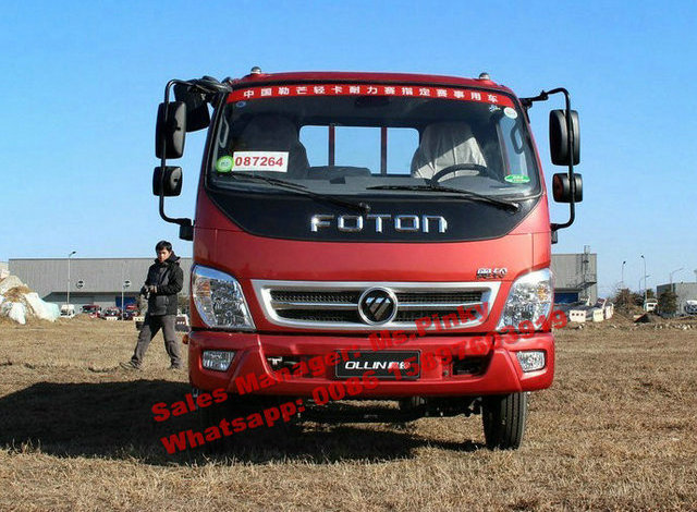 FOTON Lorry Truck With Gasoline Engine 130HP Small Cargo Trucks