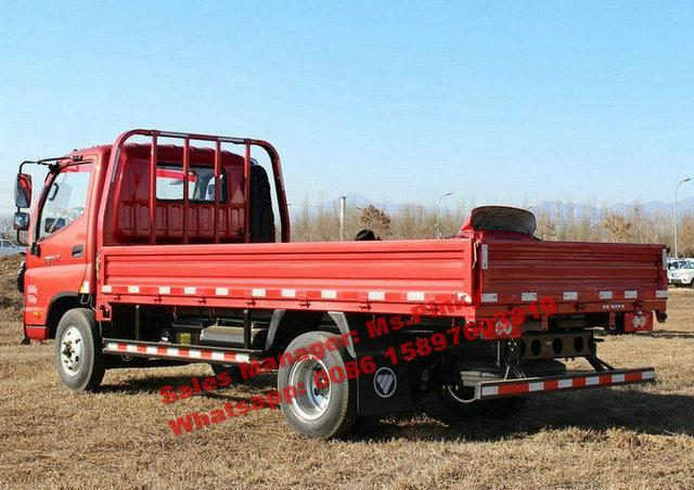 FOTON Lorry Truck With Gasoline Engine 130HP Small Cargo Trucks