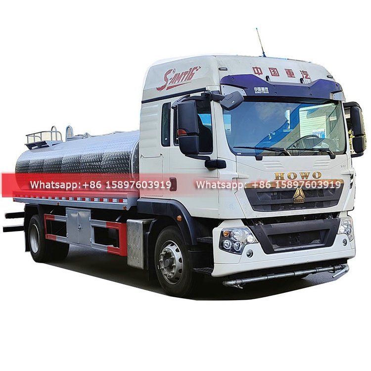 HOWO Automatic Transmission  15000Liters Potable Water Tank Truck Good Price For Sales