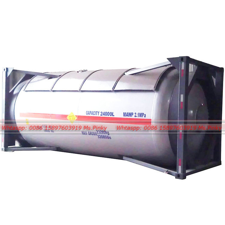 ASME ADR CCS ISO LPG Transportation Tank Container 20Feet T50 Skeleton Potable Container  Whastapp +8615897603919