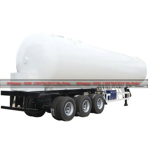 Factory  45000Liters to 62000L Mobile LPG Tank Skid Trailer LPG Gas Semitrailer Directly For Sales