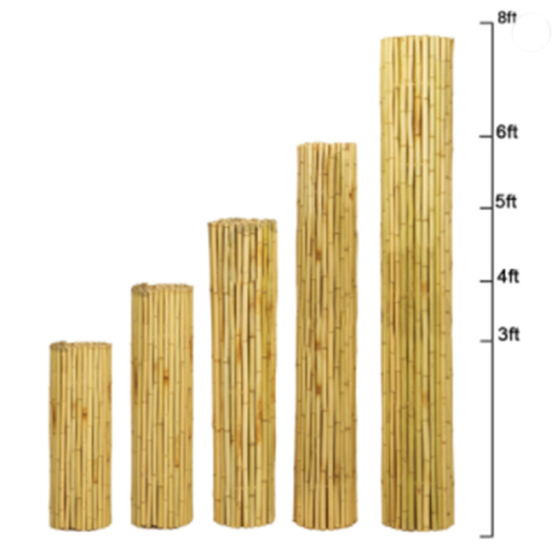 Eco-friendly outdoor house decoration natural garden bamboo fence for sale bamboo fence rolls