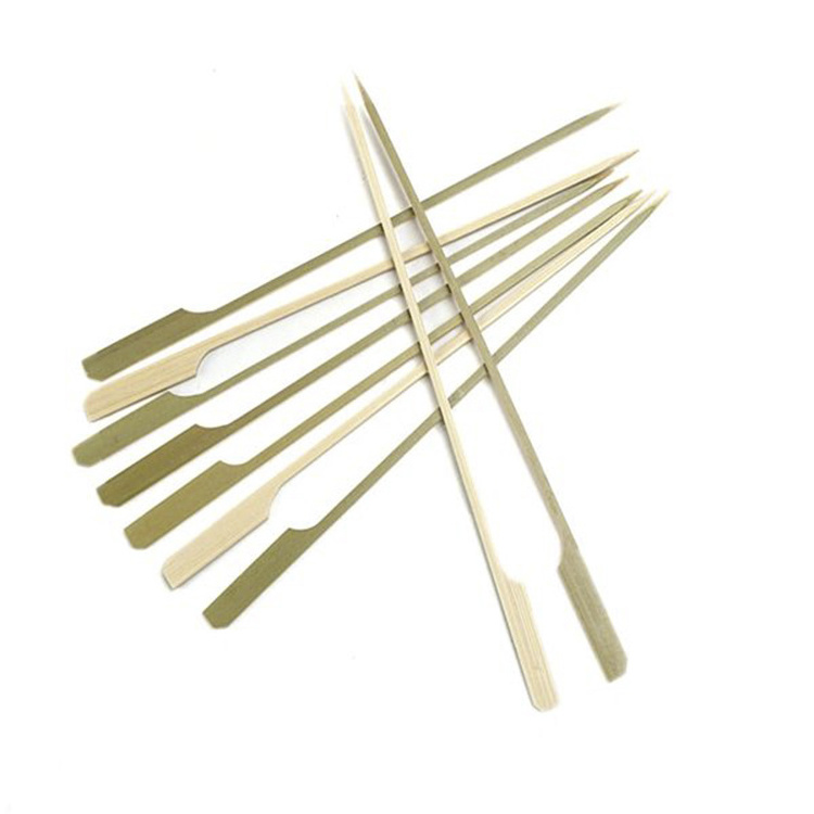 Golf Teppo Gun Shaped 2024 Bamboo Skewers Maker Skewer Bamboo Disposable Custom Logo Bamboo BBQ Skewer