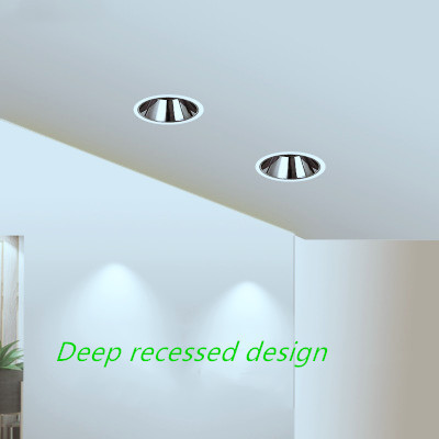 Commercial lighting 12W COB LED downlights housing dimmable led recessed lighting