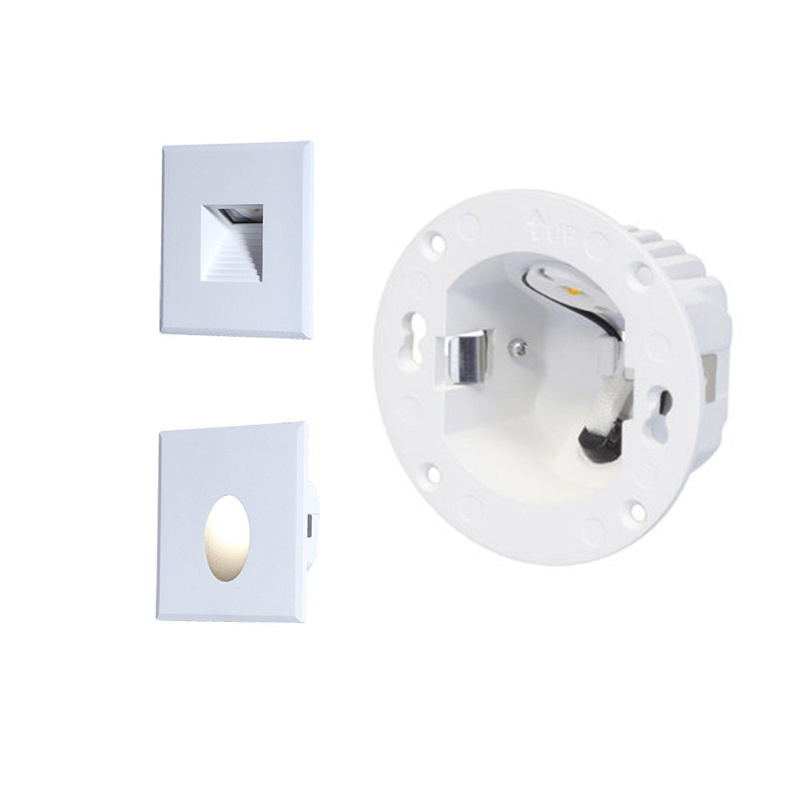 Indoor 3W oval light Wall Recessed LED step light for hotel villa meeting room corridor stairs using