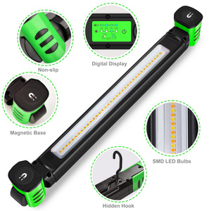 OEM 10W Rechargeable Work Light with 360 Degree Mechanic Light with Magnetic and Hooks for Car Repairing/Emergency