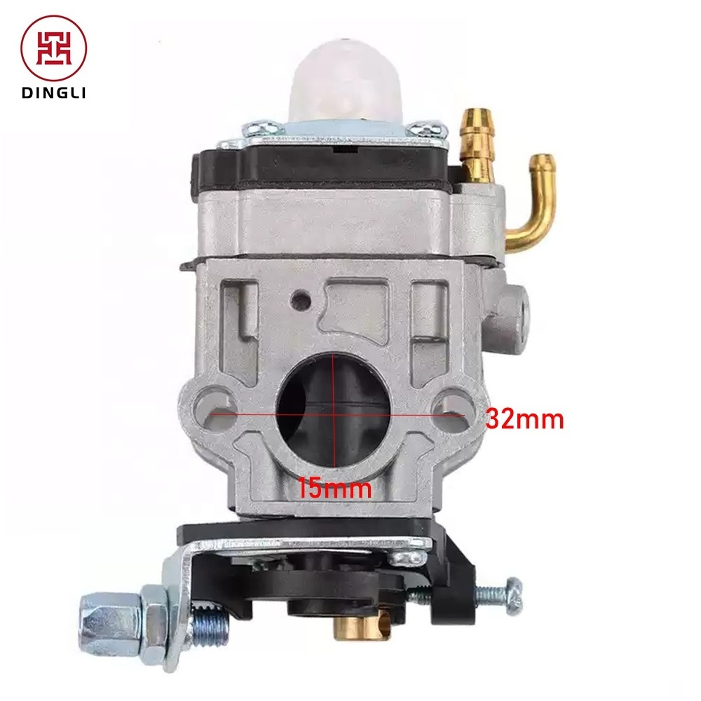 15mm 40-5 Carburetor 44-5 Carb For 43cc 49cc 52cc 2 Stroke Brush Cutter trimmer Pocket Mini Bike ATV Scooter