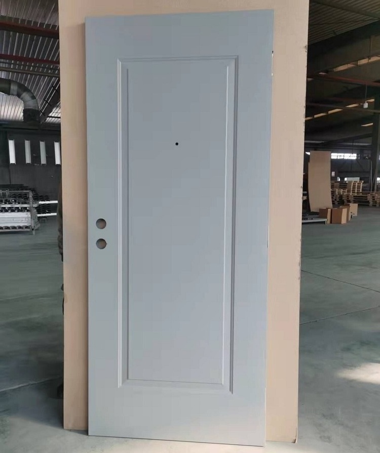 wh/ul approve America standard commercial exterior entrance swing  6 panel hollow metal steel fire rated door