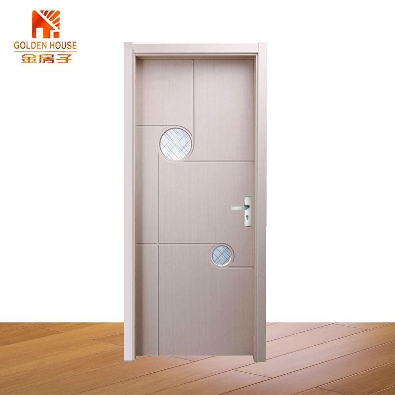 GH exterior prehung wooden door main front double wood doors for villas main entrance