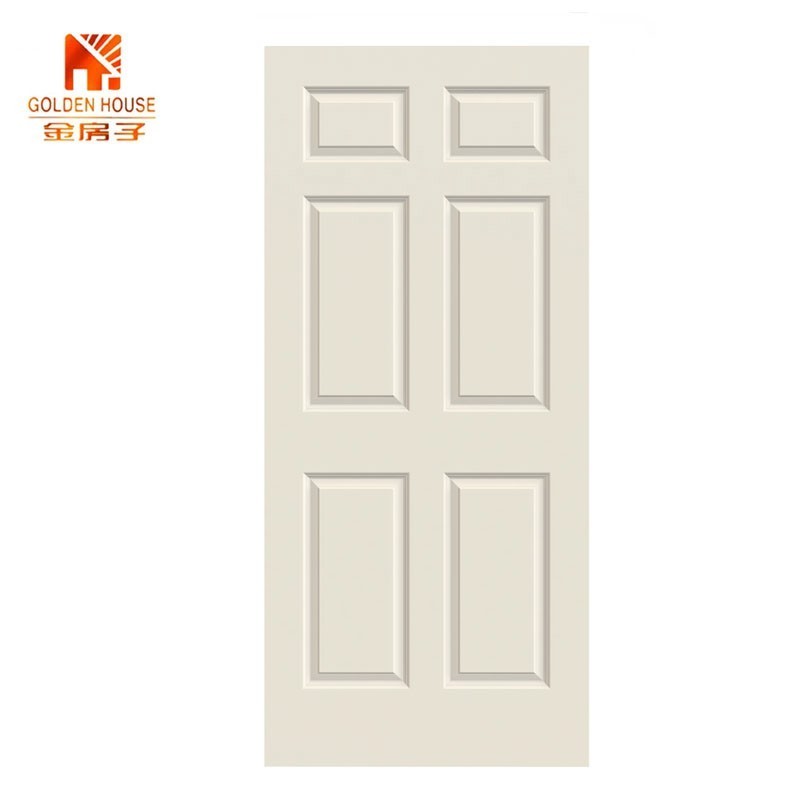 Customized commercial Hotel ul approve 60min fireproof 36 by 80 inch 6 panel wood fire rated door for apartment office