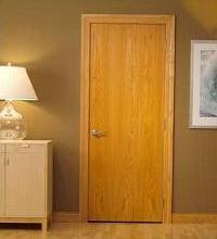 38 DB  Acoustic Wood 3  panel  embossed fire doors Soundproof Door for hotel