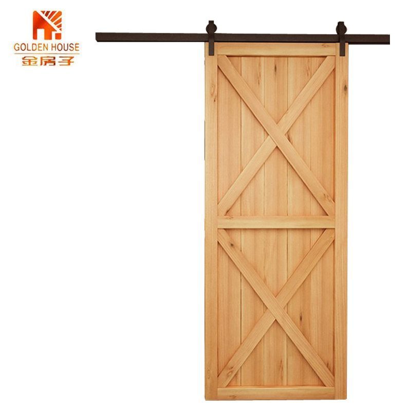 K Design Double Z Bruce Interior room Partition Solid pine Wood Sliding Barn Doors