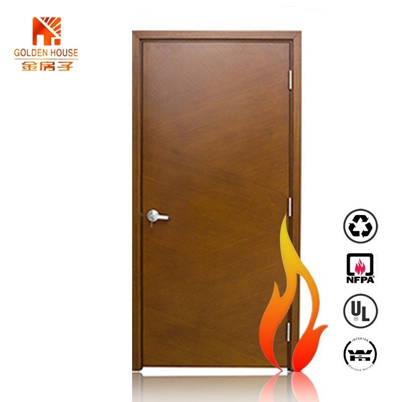 38 DB Hotel  Acoustic Wood Fire Rated Door Soundproof Door For Clubs