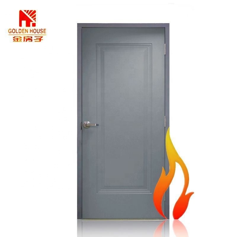 commercial one panel hollow metal door UL approve180 minute 3 hours steel fire rated door