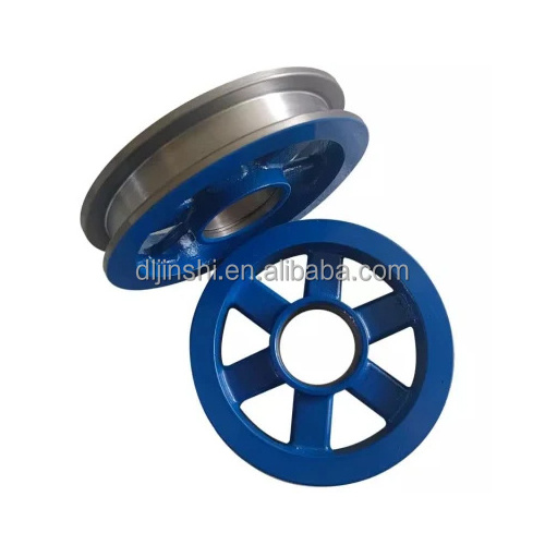 Factory Price Sand Casting Belt Pulley With Customized Cast Iron V Belt Pulley Flywheel