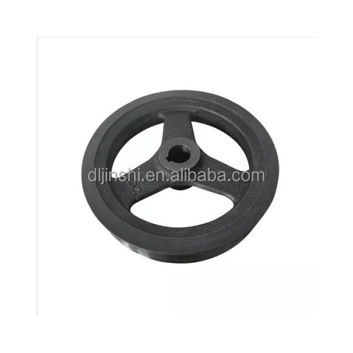 Factory Price Sand Casting Belt Pulley With Customized Cast Iron V Belt Pulley Flywheel