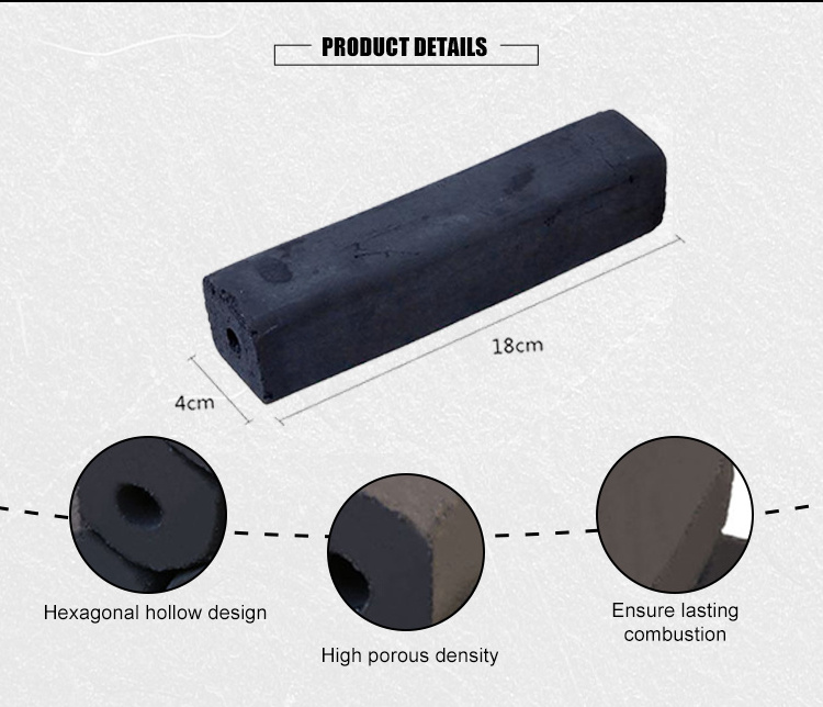 Long Time Burning Briquettes Molding Charcoal Round Sawdust Briquette Charcoal