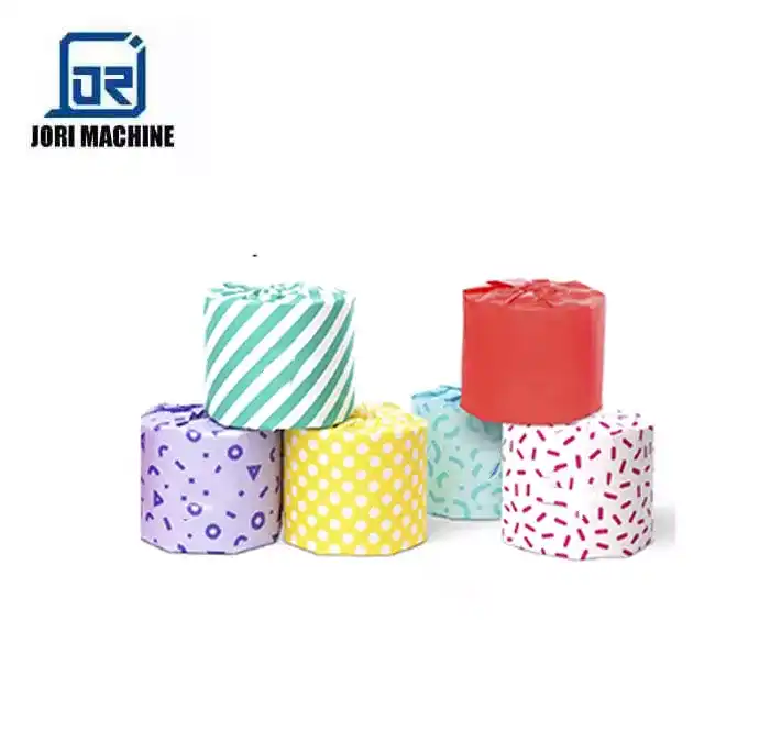 Full automatic single roll toilet tissue paper wrapping machine paper roll wrapping machine for small business