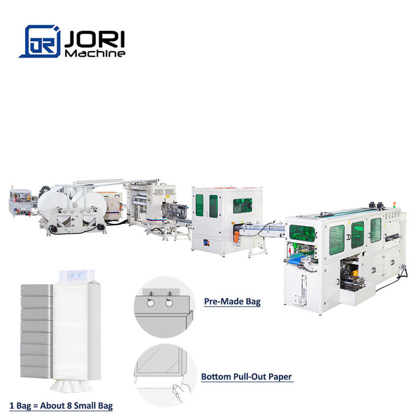 Inter Folding Making Machine V-fold Type Facial Tissue Paper Equipment