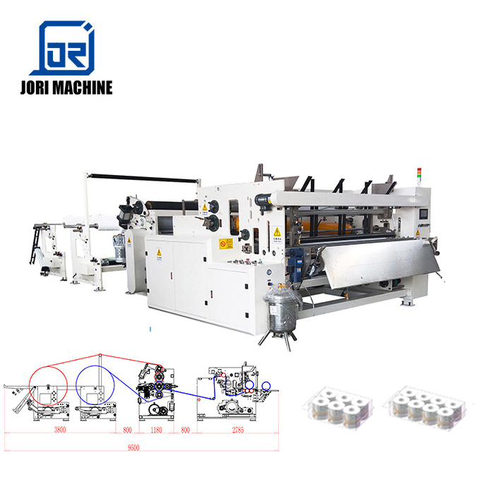 Factory Sale Low Price Tissue Paper Production Line Toilet Paper Making Machine For Sale