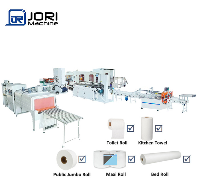 Embossing Lamination Toilet and Kitchen Paper Roll Making Machine Tissue Converting paper Packaging machine