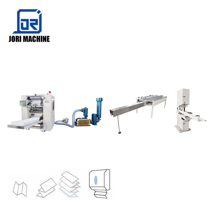 Lower cost hand towel tissue folding machine N fold type 480mm jumbo roll width embossing paper converting machine