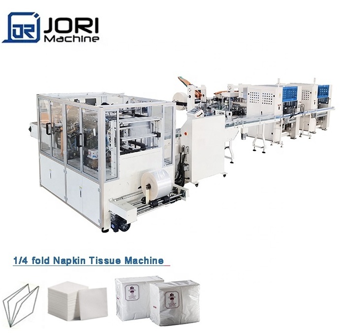 High Speed High Quality Napkin Paper Tissue Folding Machine Production Line For Sale Serviette Folding Machine