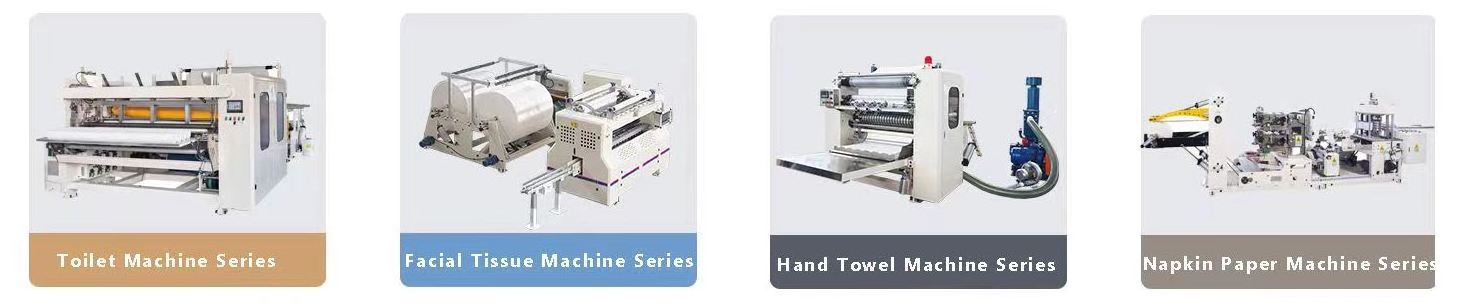 Full Automatic Perforating Rewinding Toilet Paper Machinery Toilet Paper Machinery production line