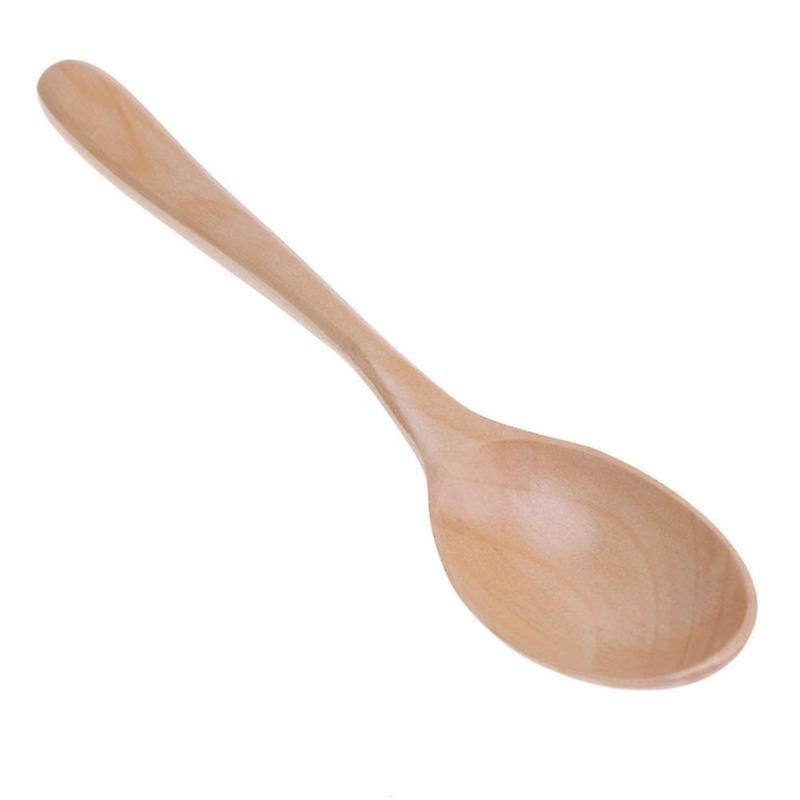 wooden spoon green tableware bamboo spoon coffee honey tea spoon stirrer Sales promotion product