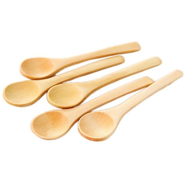 wooden spoon green tableware bamboo spoon coffee honey tea spoon stirrer Sales promotion product