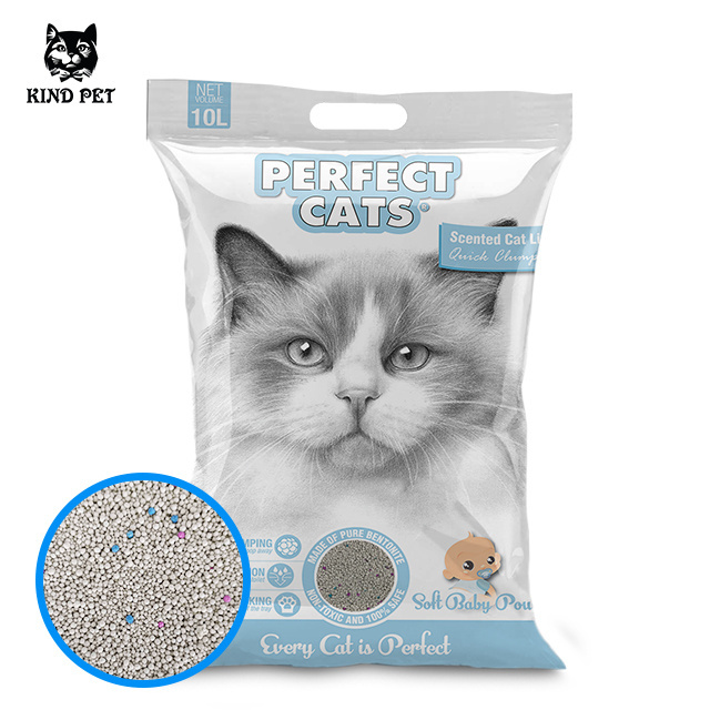 Verified Supplier Wholesale Pet Supply Raw Material Bentonite Cat Litter for Pet Shop