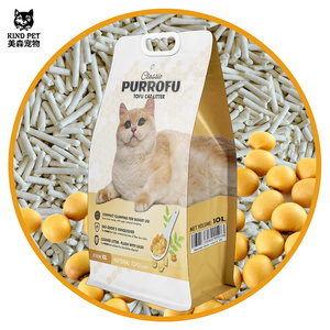 Low Dust Kitty Litter Tofu Cat Litter Plant Cat Sand Can Flushable Quick Clumping Bentonite Cat Litter Silica Beads Deodorize