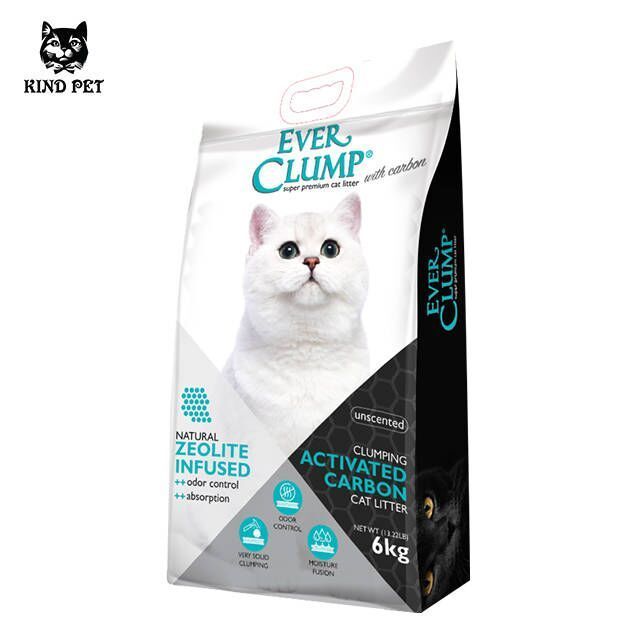 2024 EVER CLUMP Perfect Scooping Performance with Super Odor Control 6kg Cat Litter