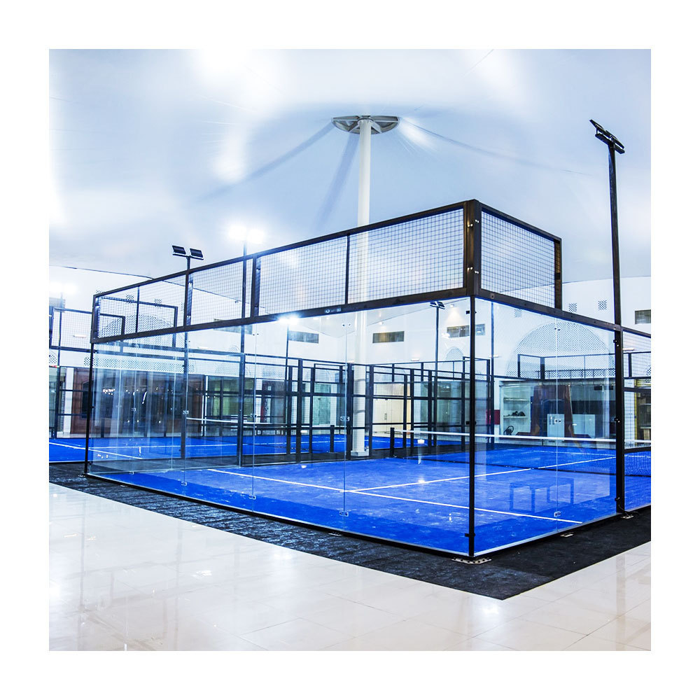 12 mm Tempered Glass mini panoramic Padel Court Safety Outdoor sport Paddle Tennis Court