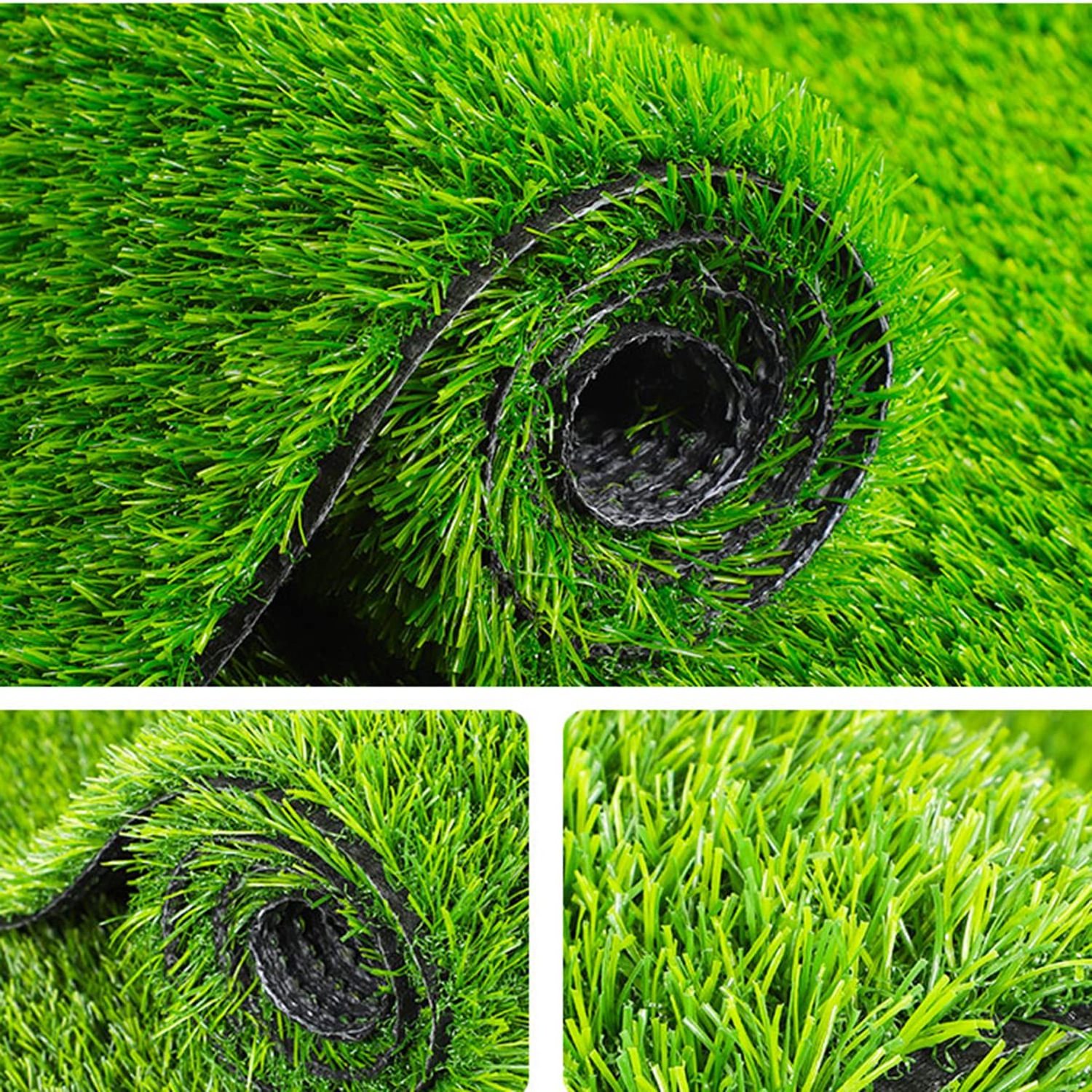 Blue Natural Garden Synthetic Artificial Grass Lawn Synthetic Grass Turf Soccer