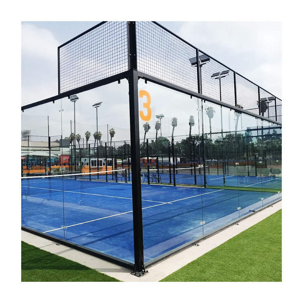 12 mm Tempered Glass mini panoramic Padel Court Safety Outdoor sport Paddle Tennis Court