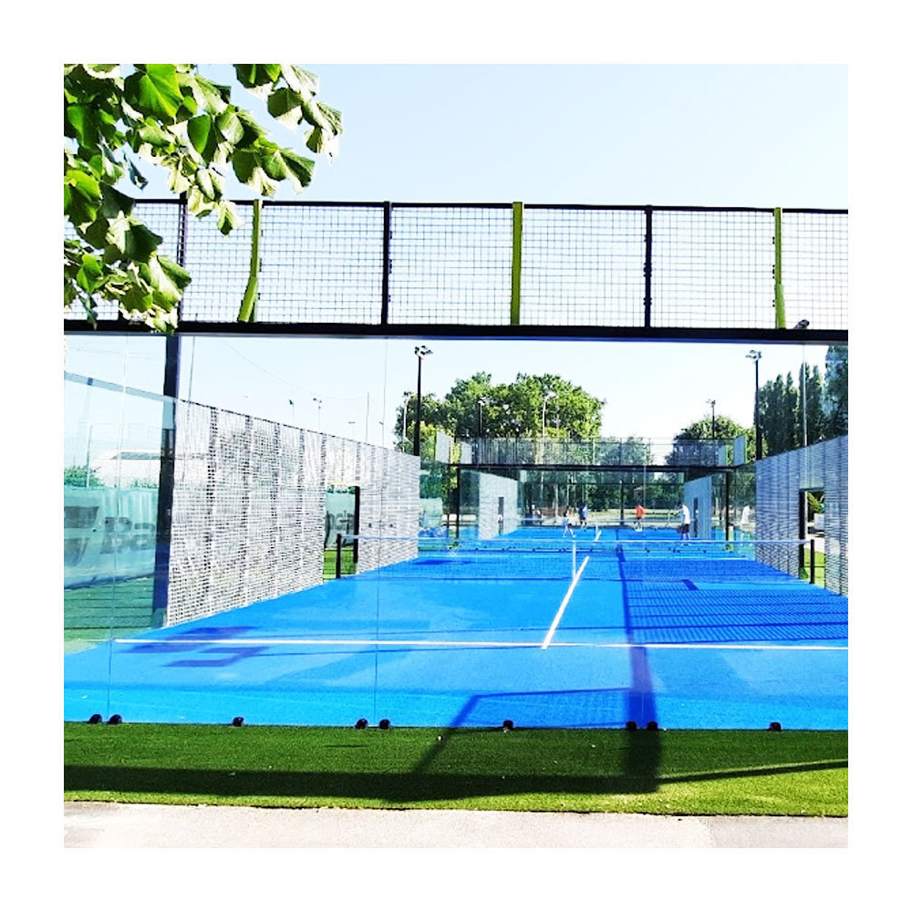 12 mm Tempered Glass mini panoramic Padel Court Safety Outdoor sport Paddle Tennis Court