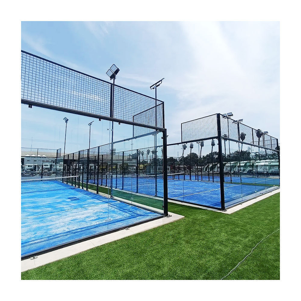 12 mm Tempered Glass mini panoramic Padel Court Safety Outdoor sport Paddle Tennis Court