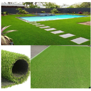 Wholesale Outdoor Garden Floor 35mm Green Artificial Grass Rug Carpet for Wall Decoration Artificial Grass