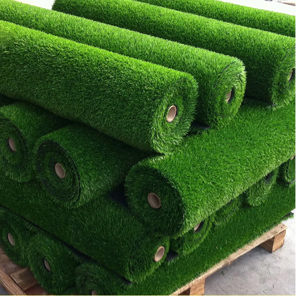 Blue Natural Garden Synthetic Artificial Grass Lawn Synthetic Grass Turf Soccer