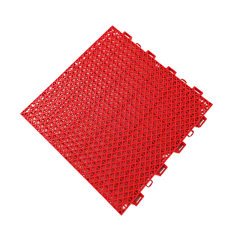 Portable Plastic Interlocking Suspended Floor Pp Used Multi Sport Basketball Pickleball Court Tiles Outdoor Tartan Flooring