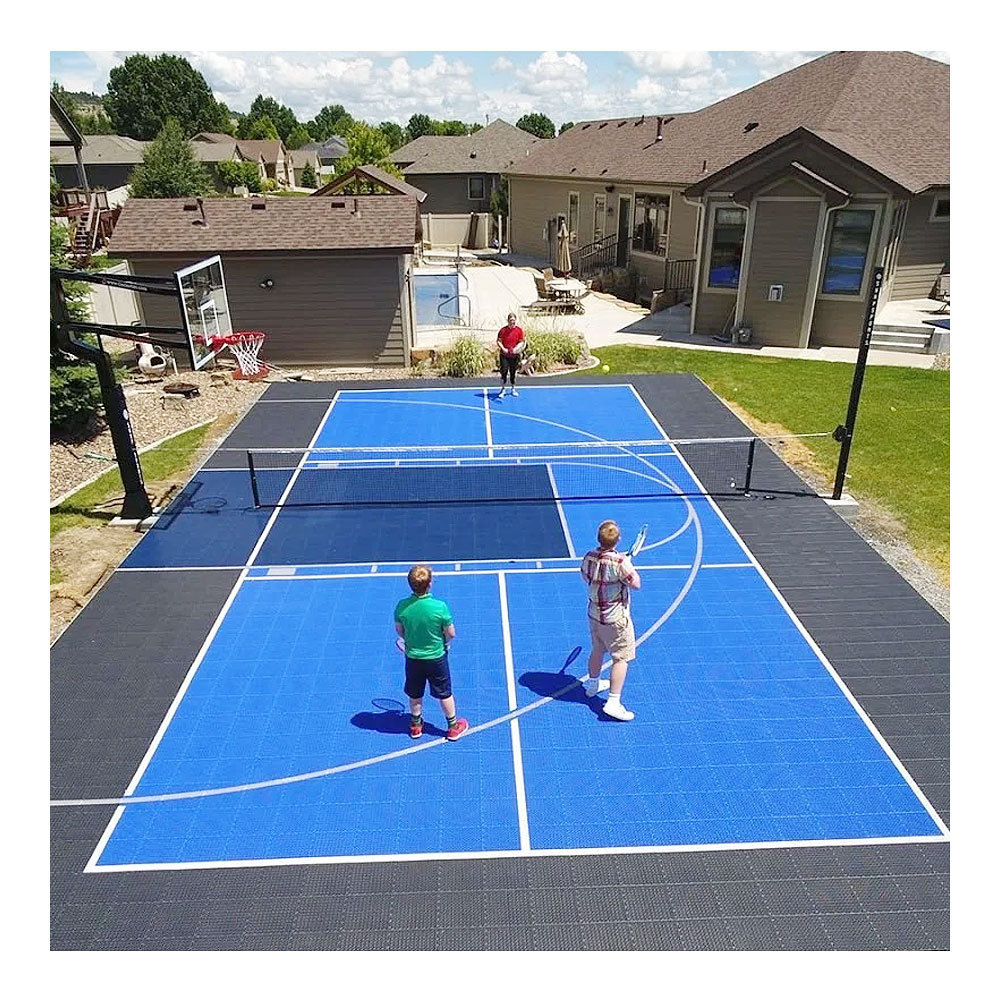 quality PP multi purpose sport court modular outdoor plastic flooring mat for basketball tennis badminton court tiles